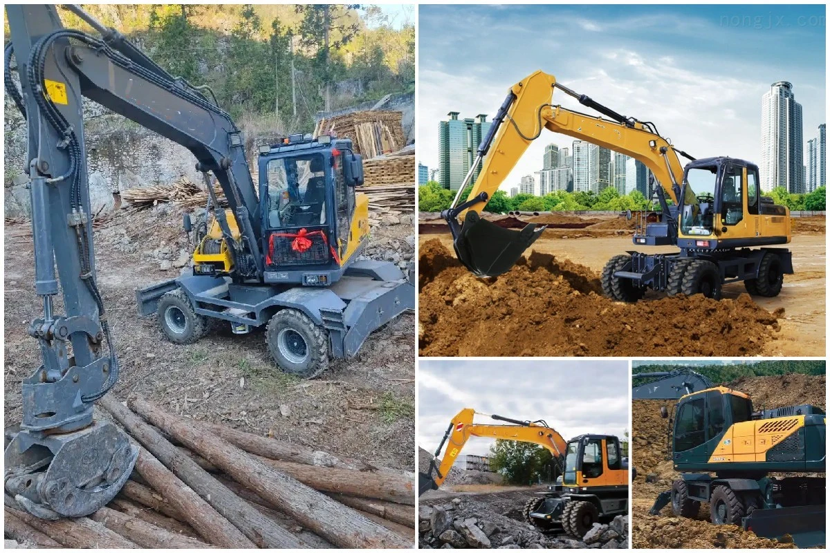 8t wheeled excavator 6